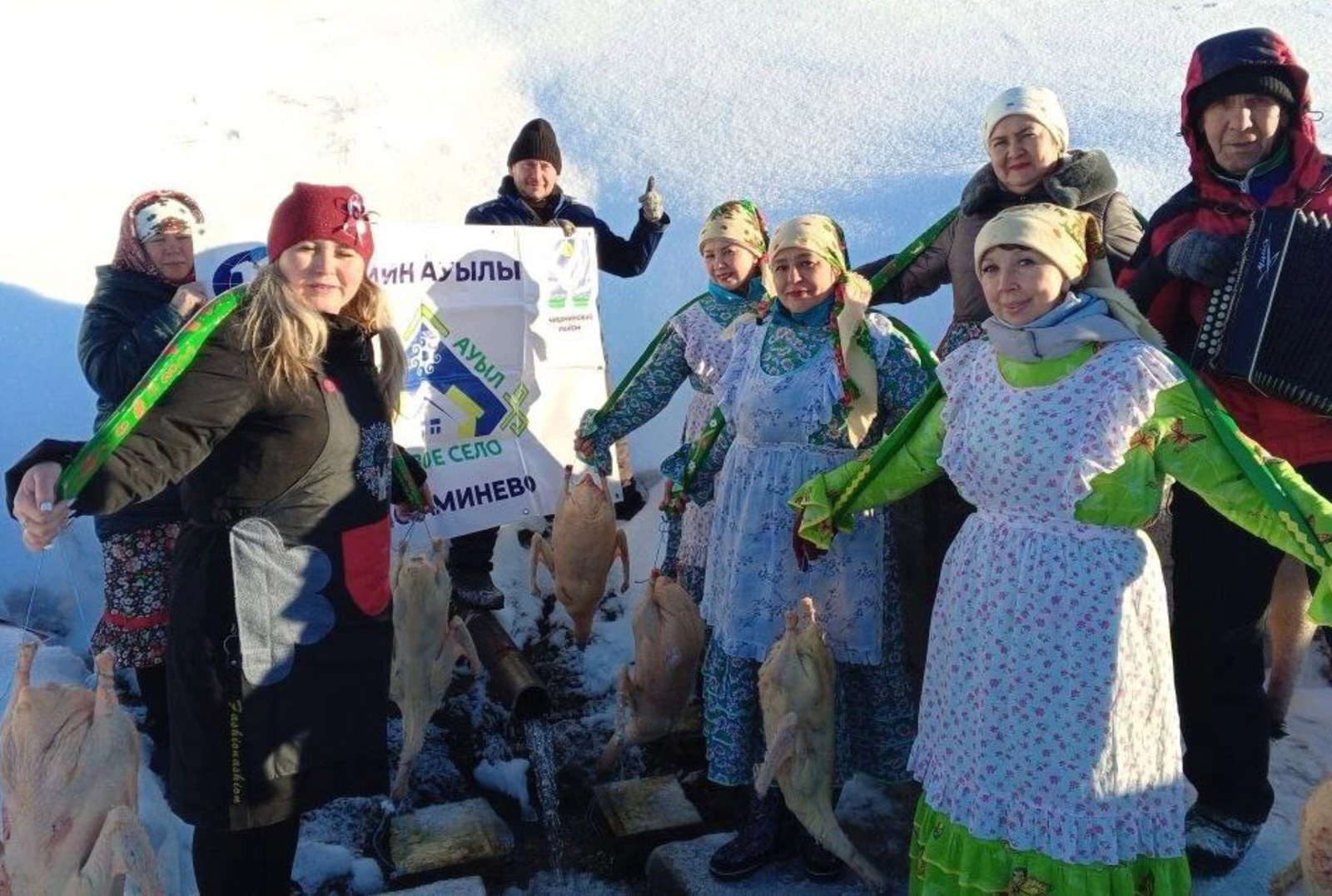 Йолаларны саклау: Әминдә «Каз өмәсе»